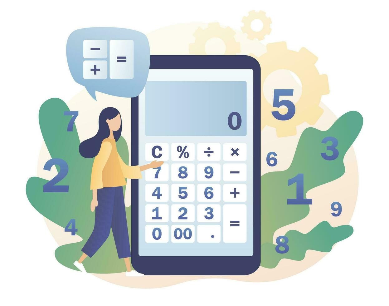 Calculator illustration